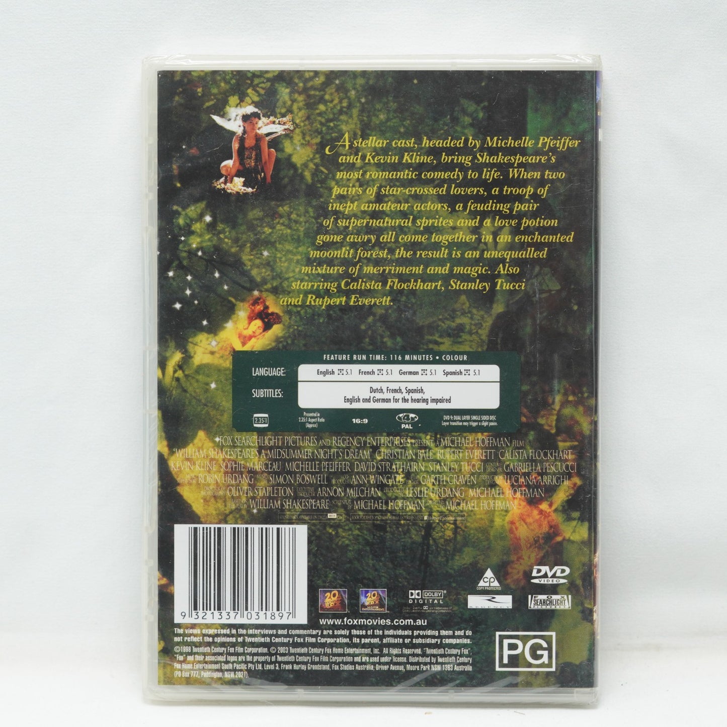 A Midsummer Night's Dream (DVD) Brand New Region 4