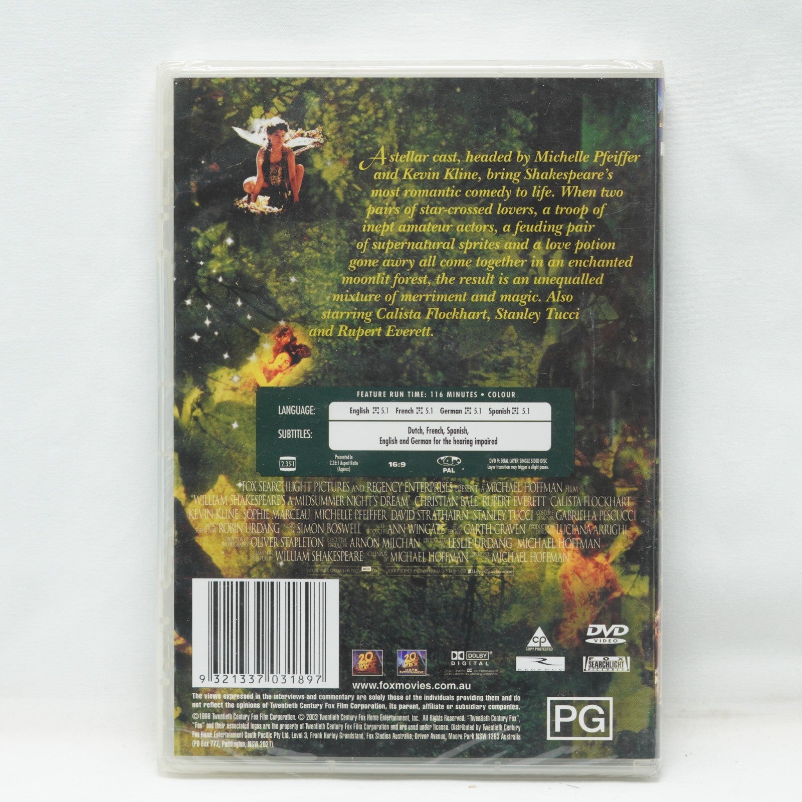 A Midsummer Night's Dream (DVD) Brand New Region 4