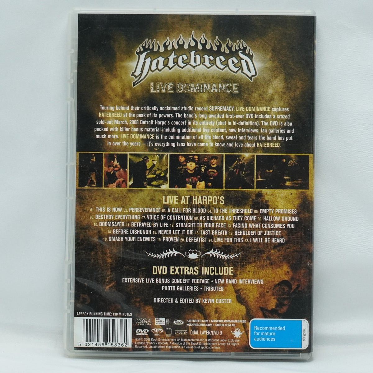 Hatebreed LIVE DOMINACE DVD