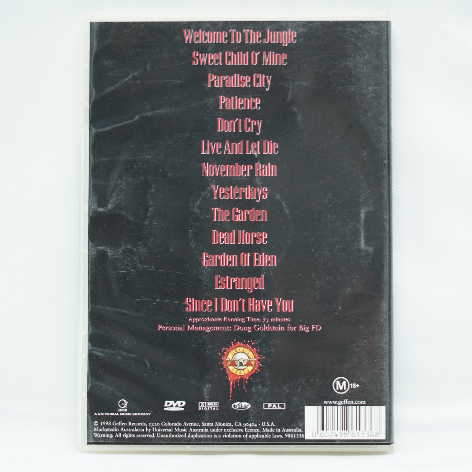Welcome to the Videos by Guns N' Roses (Dvd, 2003)