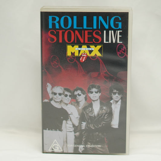 Rolling Stones Live at the Max (VHS, 1991) Steel Wheels European Concert Tour