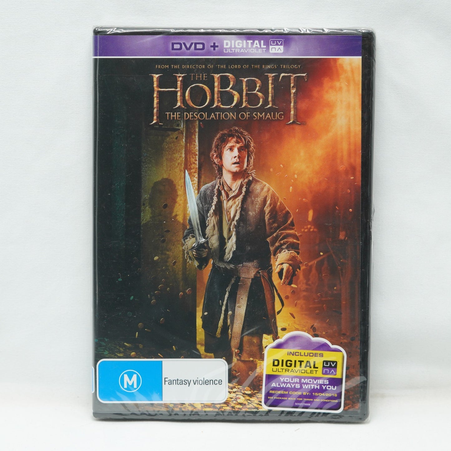 The Hobbit : Desolation of Smaug (2013 : 1 Disc DVD & UV) Brand New Region 4