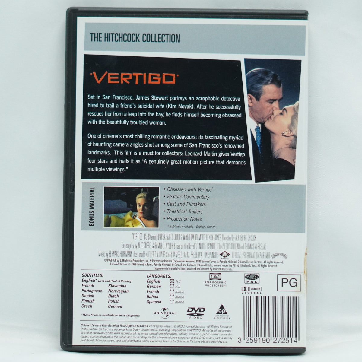 Vertigo (DVD, 1958)