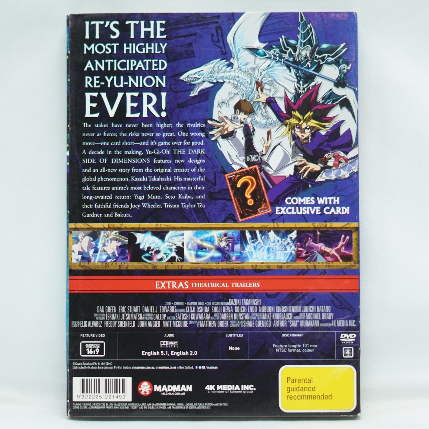 Yu-Gi-Oh! DSOD (DVD) Slip Case Version w/ Origina Card Included