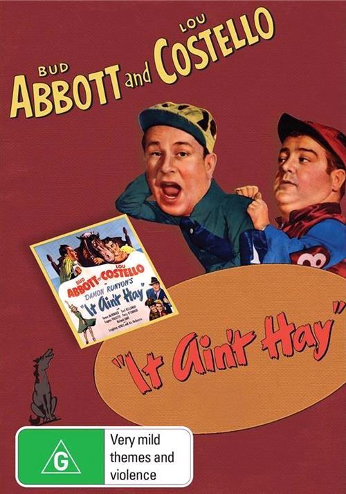 Abbott & Costello It Ain't Hay DVD -