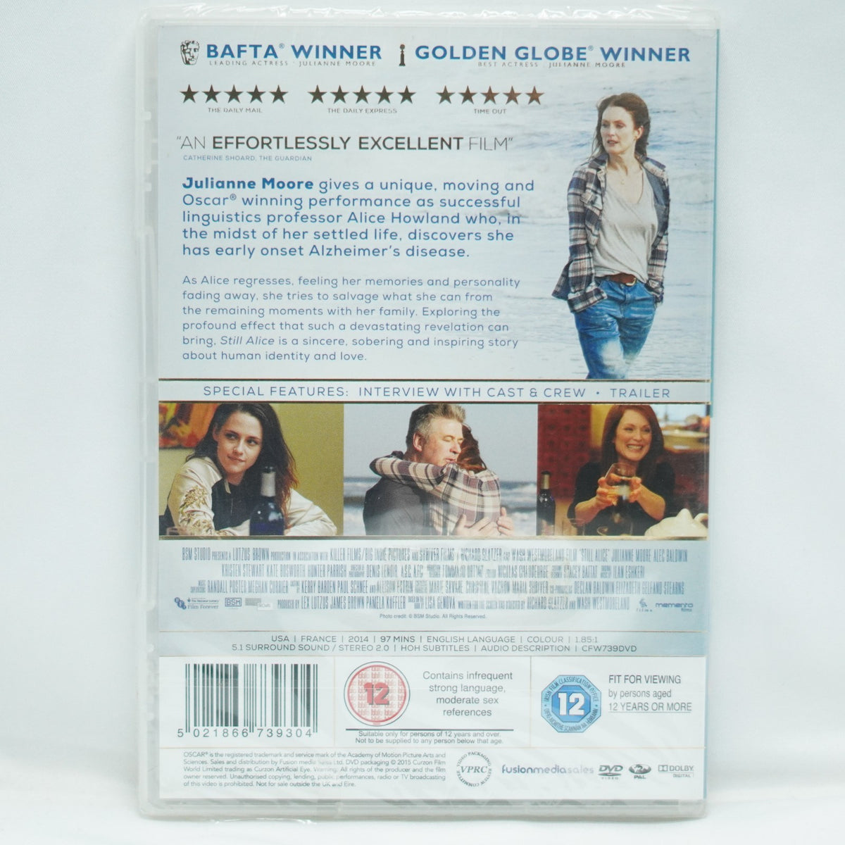 Still Alice DVD Artificial Eye