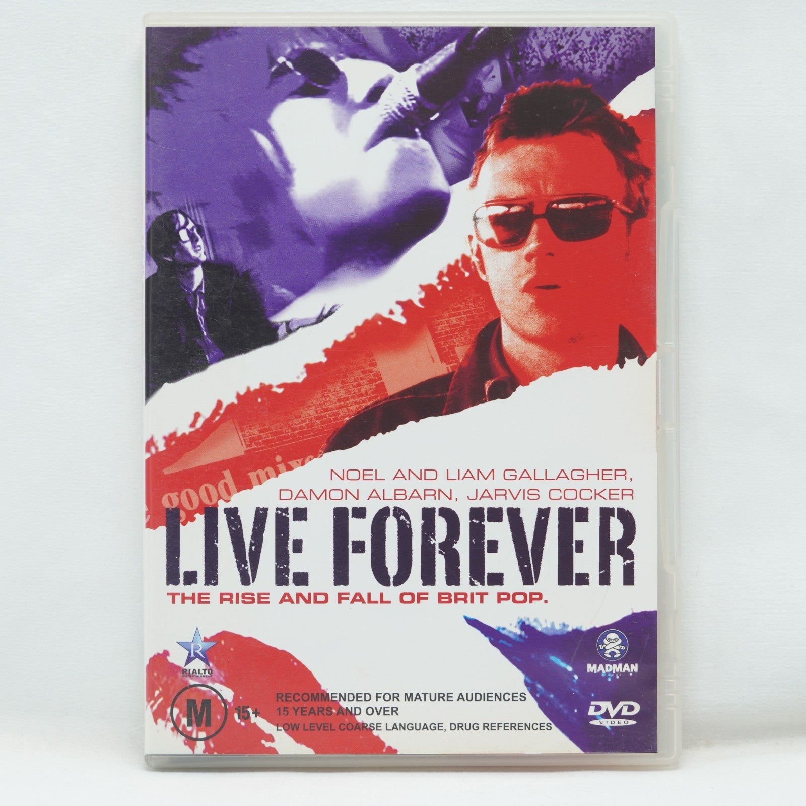 Live Forever The Rise and Fall of Brit Pop DVD PAL