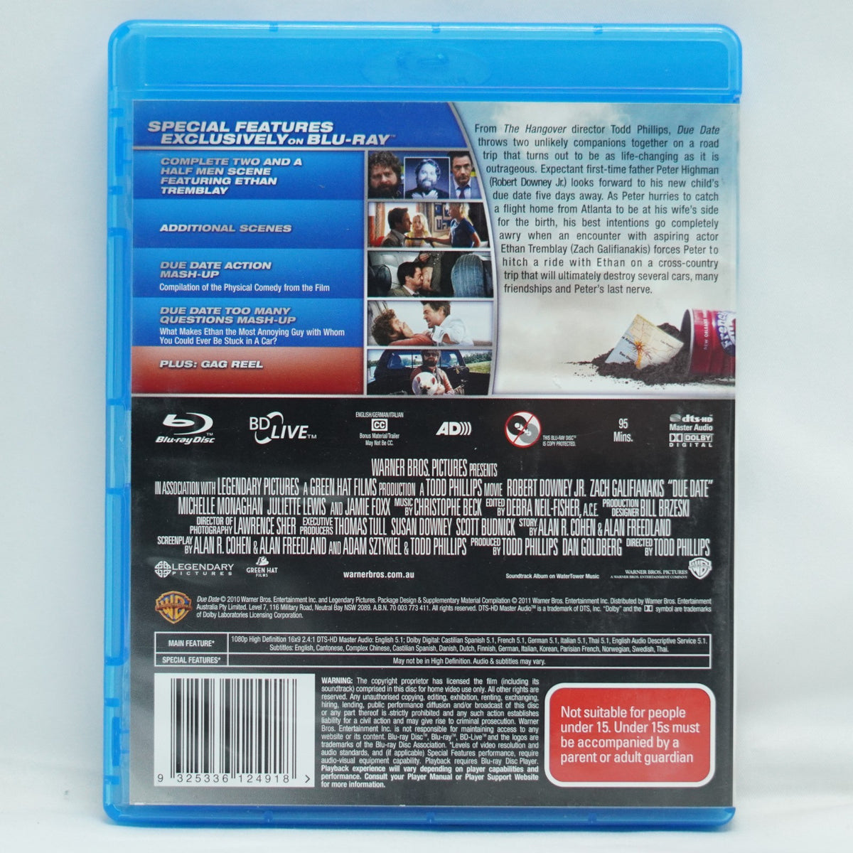 Due Date (Blu-ray, 2011)