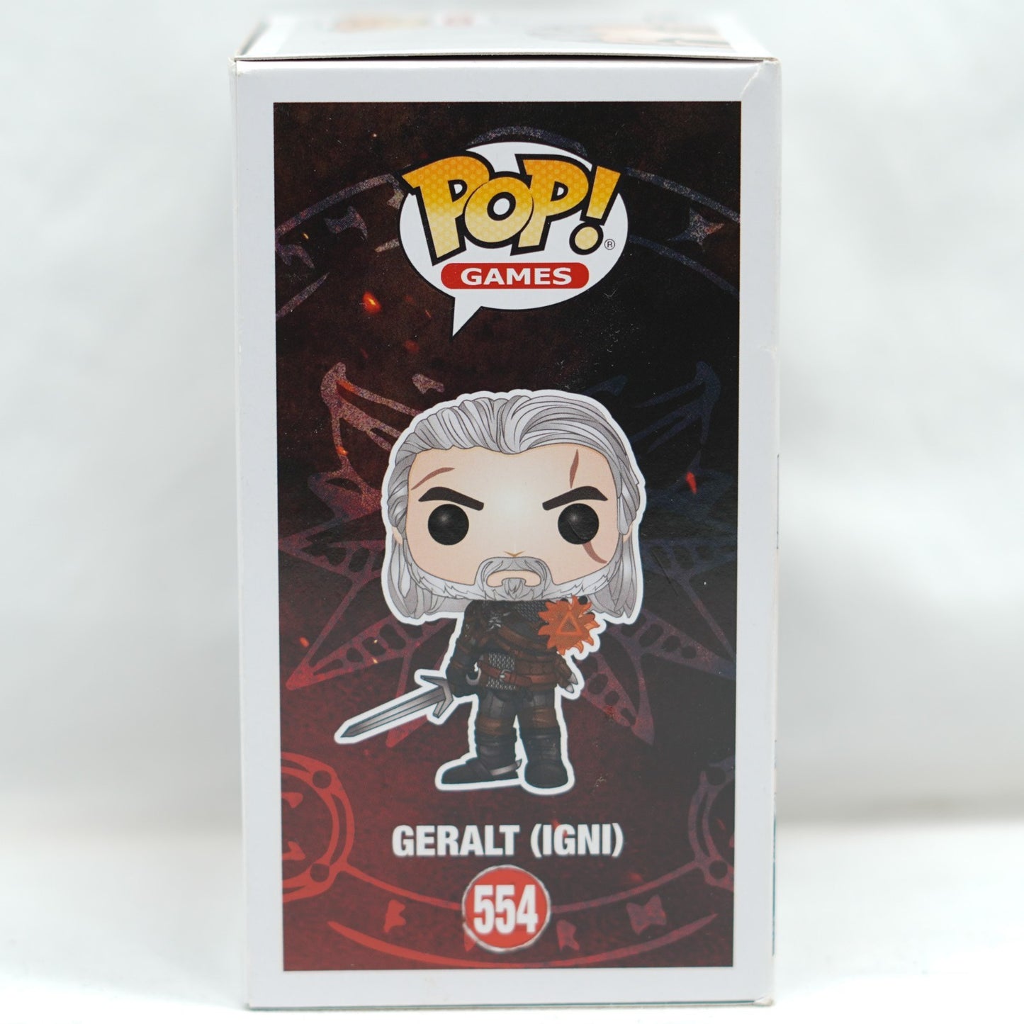 The Witcher #554 - Wild Hunt Geralt (igni) Glows in the Dark - Funko Pop! Vinyl