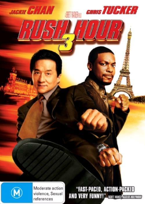 Rush Hour 3 : Jackie Chan : NEW DVD : Region 4 **Rare OOP**