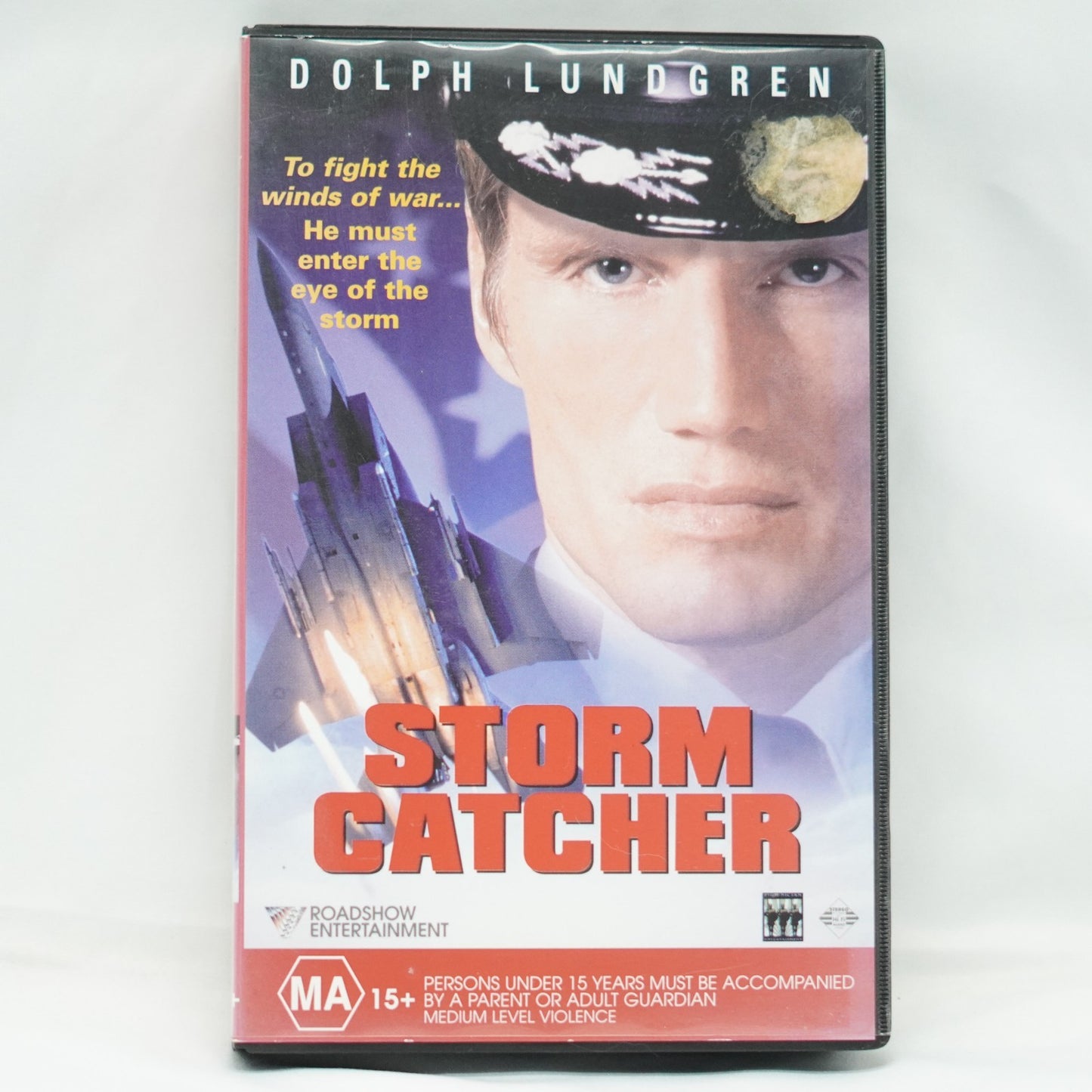 Storm Catcher, Dolph Lundgren, VHS Tape, Vintage Video, Movie, Ex Rental MA15+
