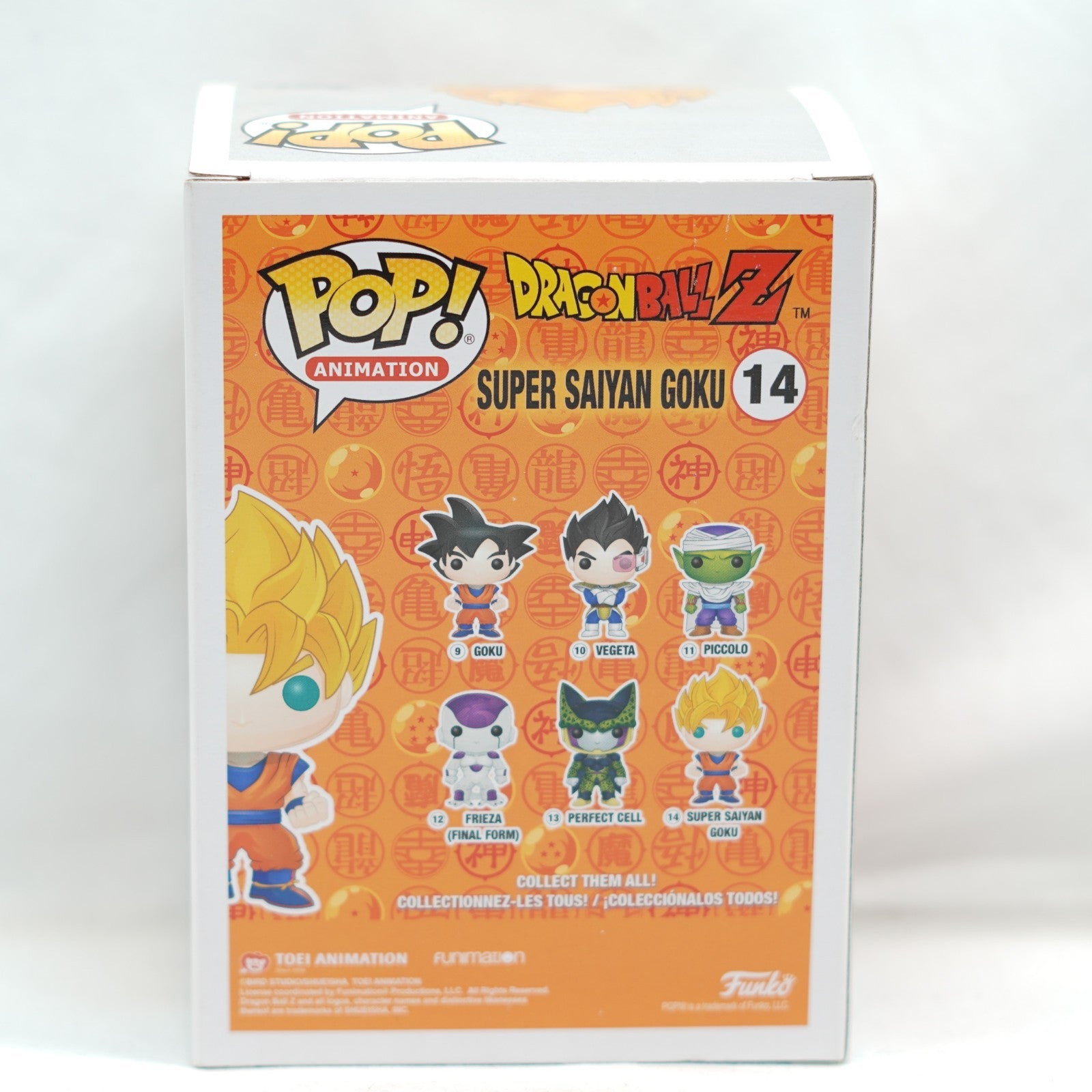 Super Saiyan Goku 14 DBZ Funko Pop Vinyl New in Creased Box + Protector
