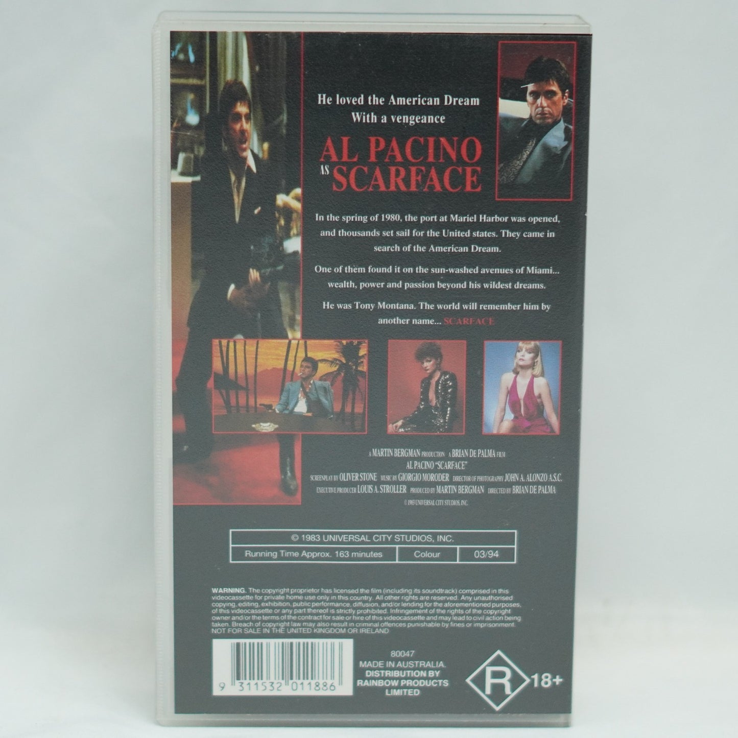 Scarface (VHS, 1983) | Thriller, Al Pacino