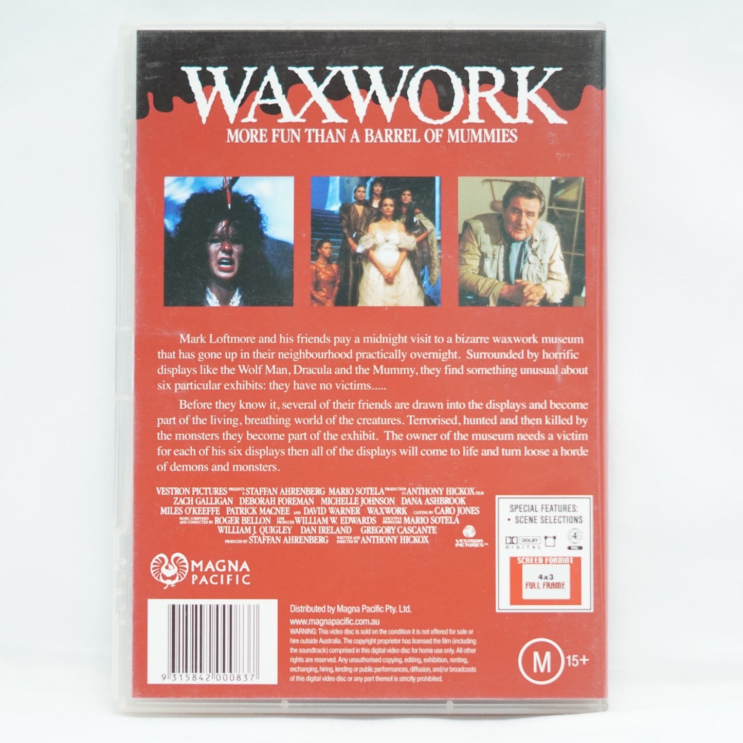 Waxwork DVD 1986