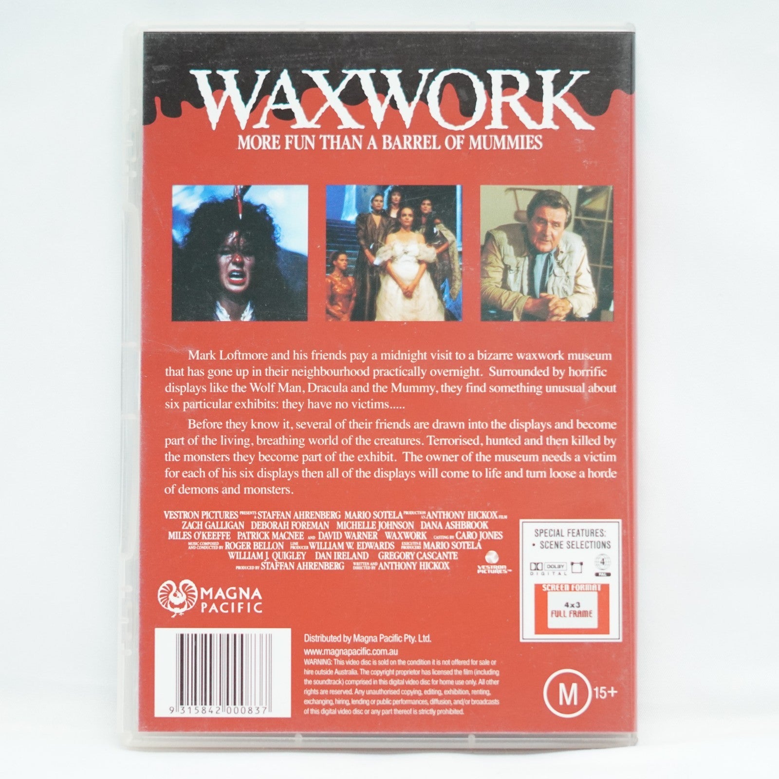 Waxwork DVD 1986