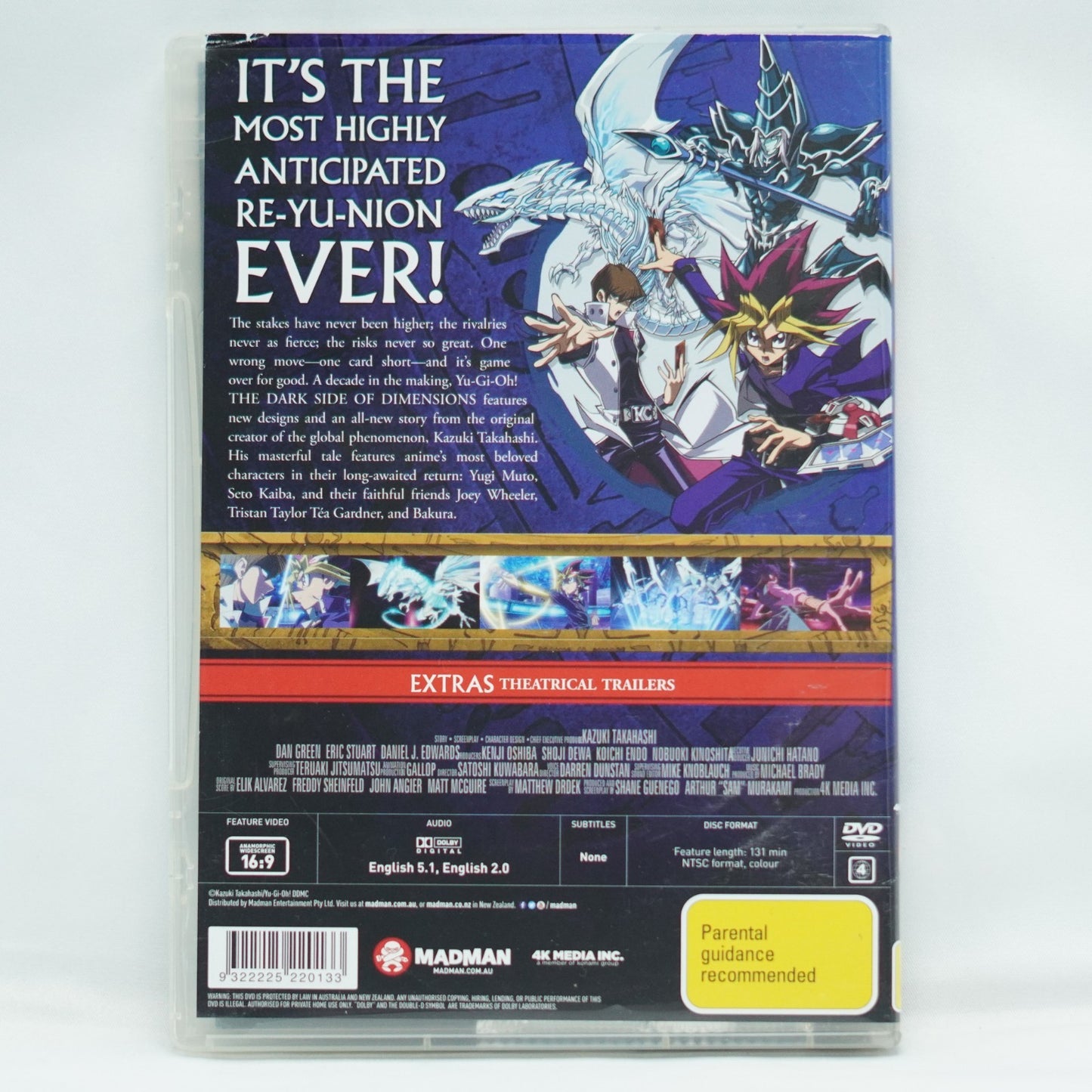 Yu-Gi-Oh! DSOD (DVD) Slip Case Version w/ Origina Card Included