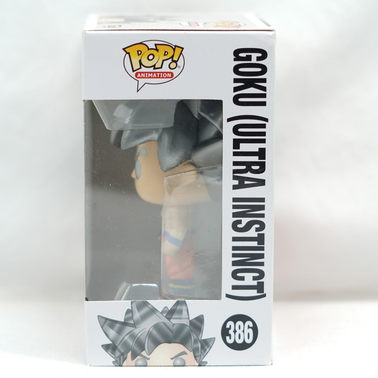 Funko Pop Goku Ultra Instinct # 386 Dragon Ball Super Animation Vinyl Figure