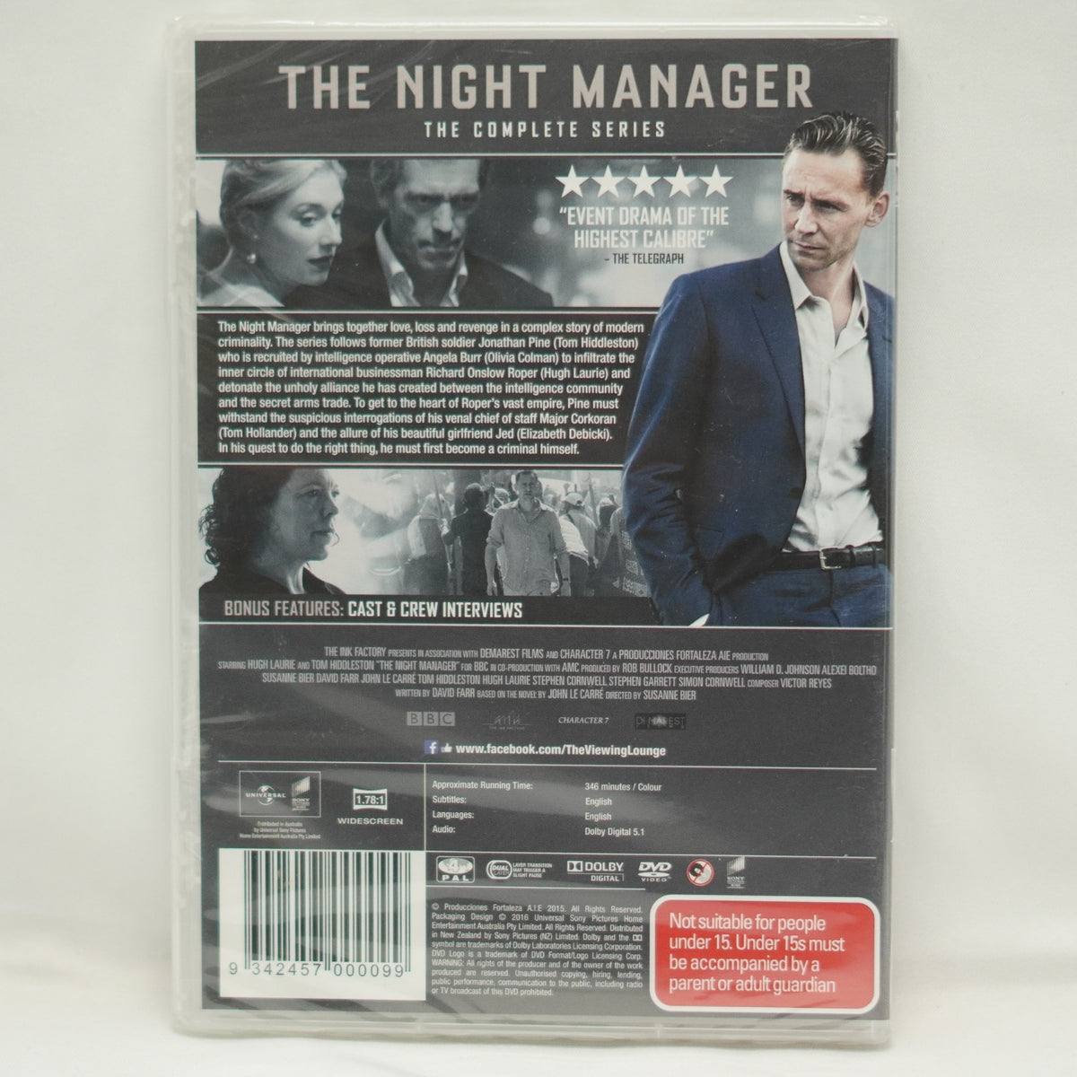 The Night Manager Complete Series DVD (2016)