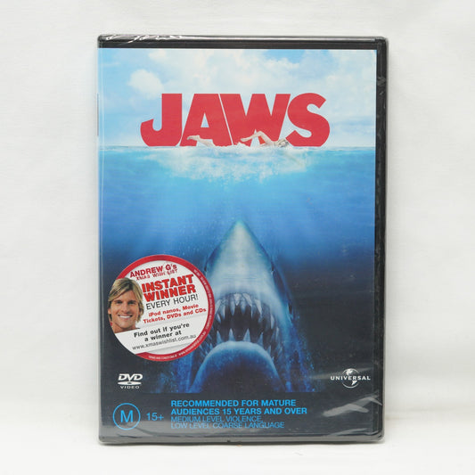 Jaws DVD TOP 250 MOVIES Steven Spielberg BRAND NEW R4