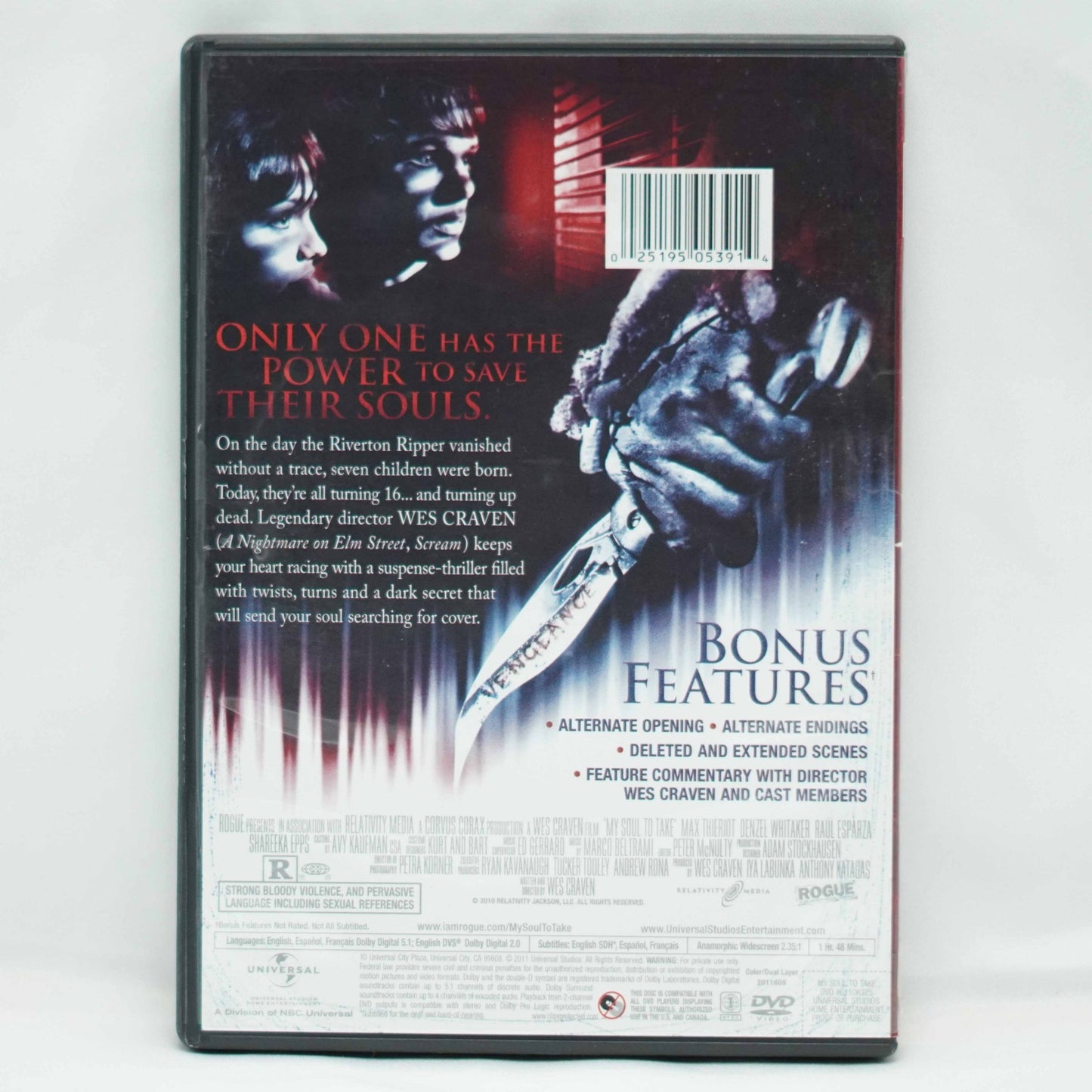 My Soul To Take (DVD)