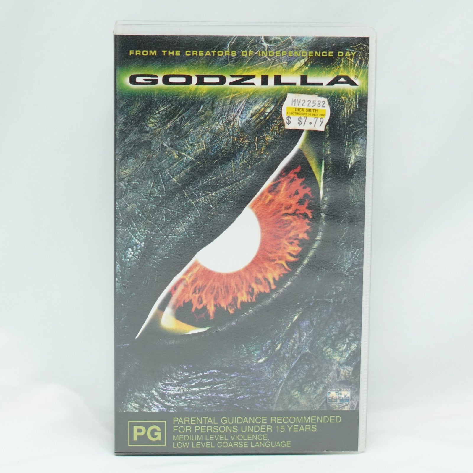 Godzilla Vhs 1998