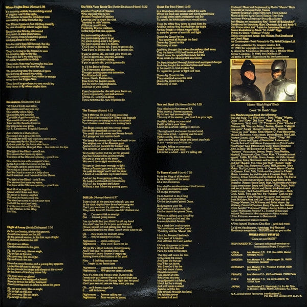 Iron Maiden : Piece Of Mind (LP, Album, RE, RM, 180)