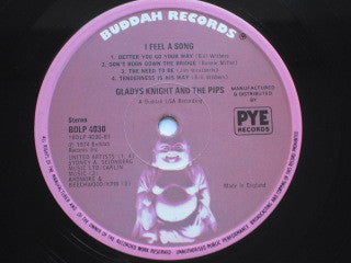 Gladys Knight And The Pips : I Feel A Song (LP, Album)