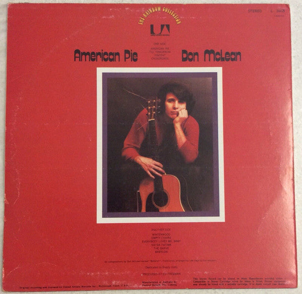 Don McLean : American Pie (LP, Album, RE)