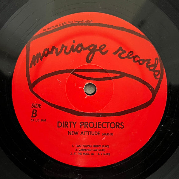 Dirty Projectors : New Attitude EP (12", EP + CDr, EP)