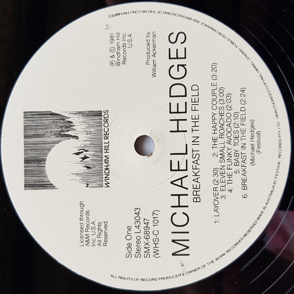 Michael Hedges : Breakfast In The Field (LP, Album, RE)