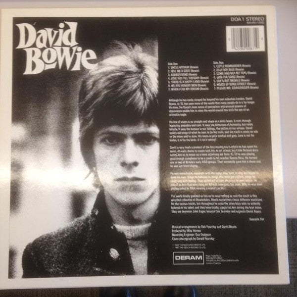 David Bowie : David Bowie (LP, Album, RE)