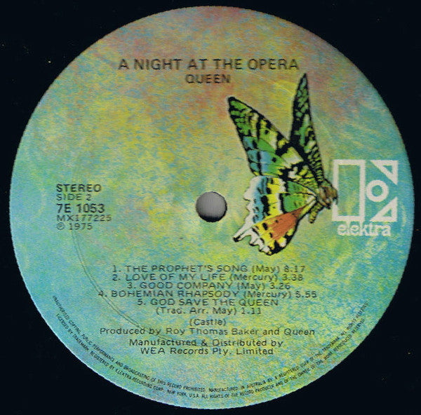 Queen : A Night At The Opera (LP, Album, Gat)