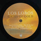 Vinyl record label for 'Gates of Gold' by Los Lobos with track listing.