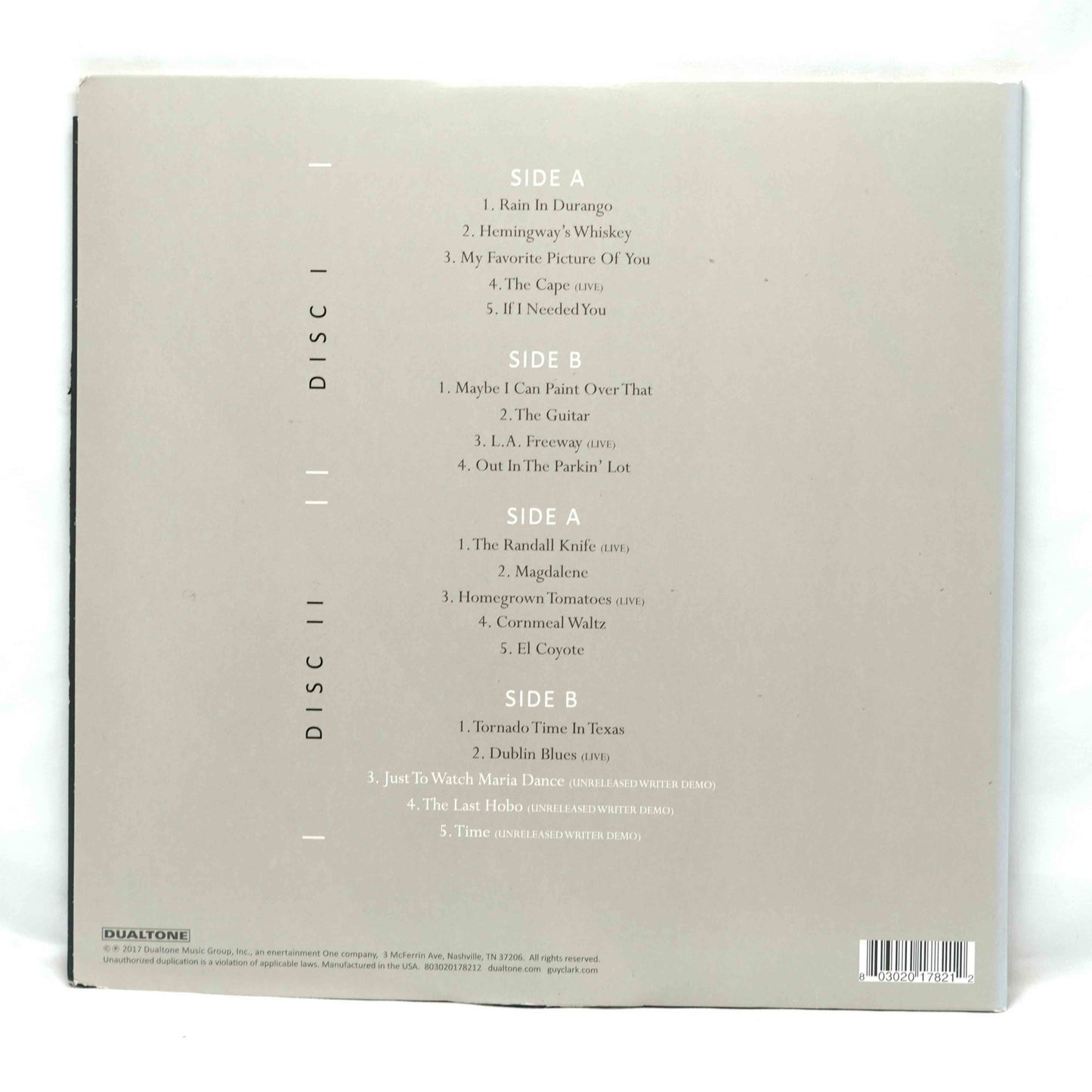 Guy Clark ‎– The Best Of The Dualtone Years