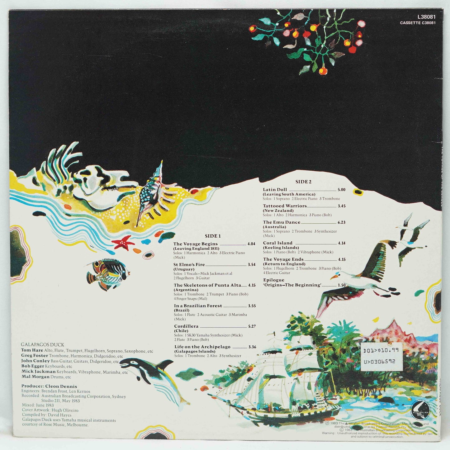 Galapagos Duck ‎– The Voyage Of The Beagle