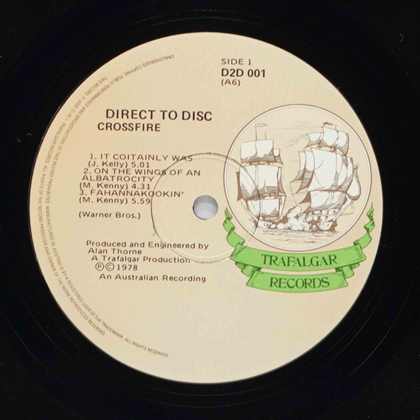 Crossfire ‎– Direct To Disc