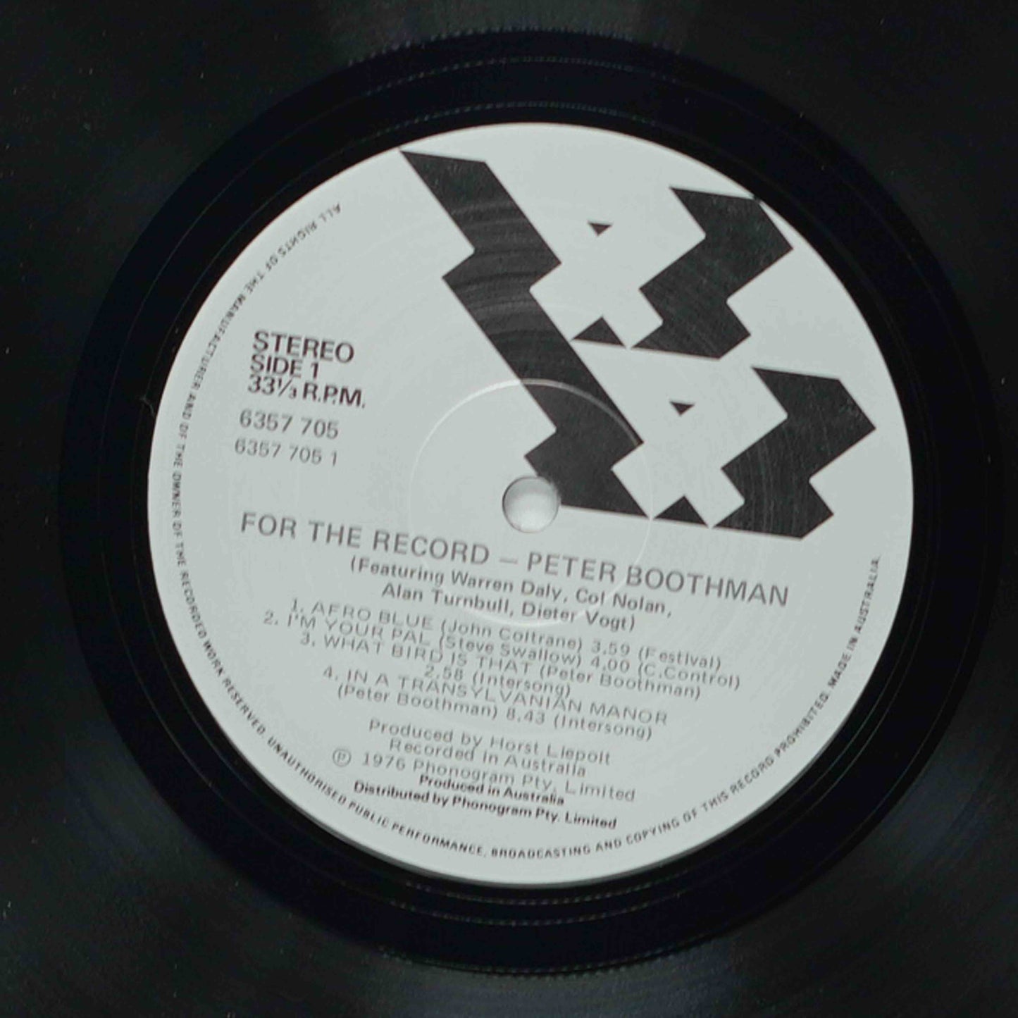 Peter Boothman – For The Record