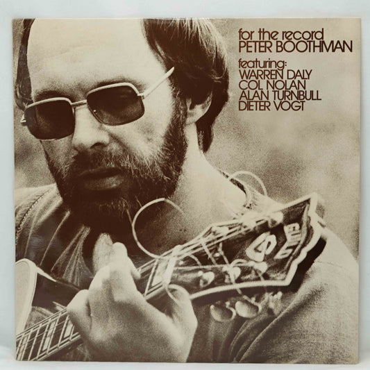 Peter Boothman – For The Record