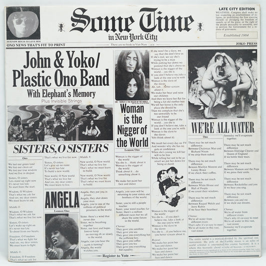 John & Yoko / Plastic Ono Band* With Elephant's Memory And Invisible Strings – Some Time In New York City