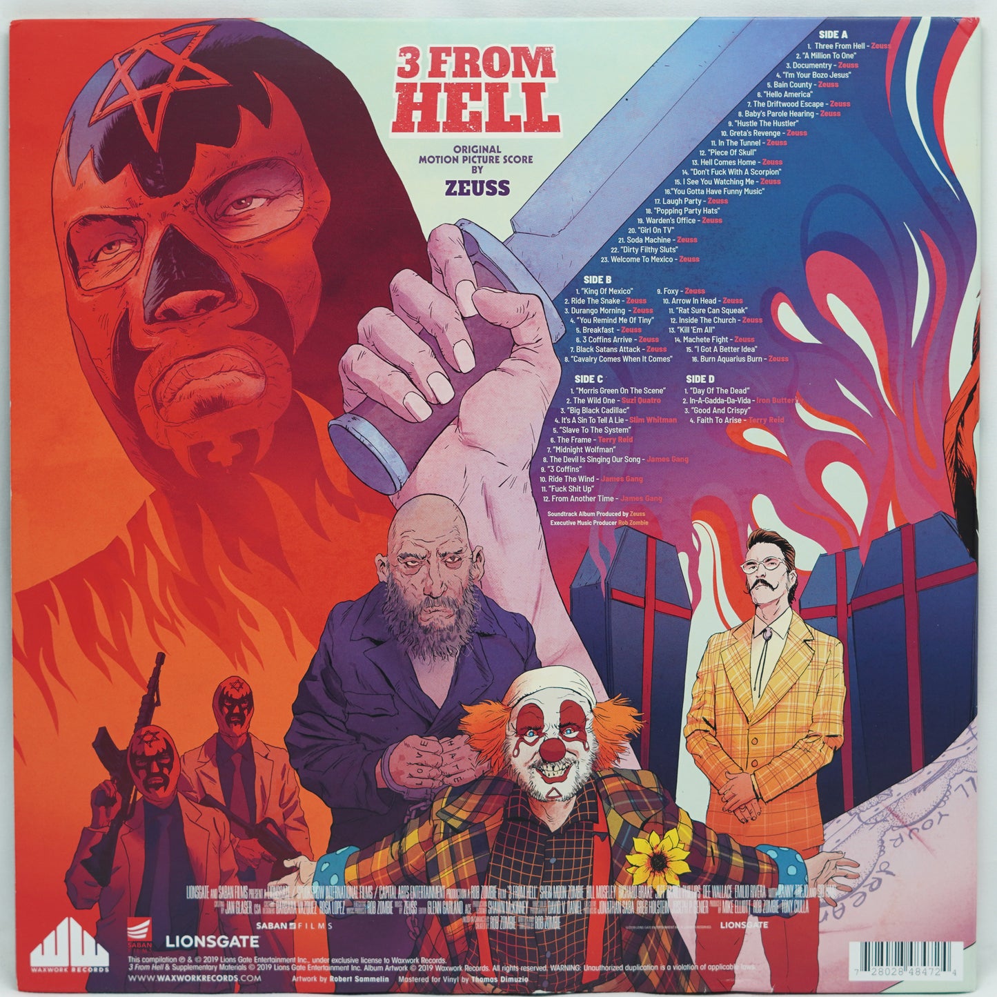 Various ‎– 3 From Hell (Original Motion Picture Score)