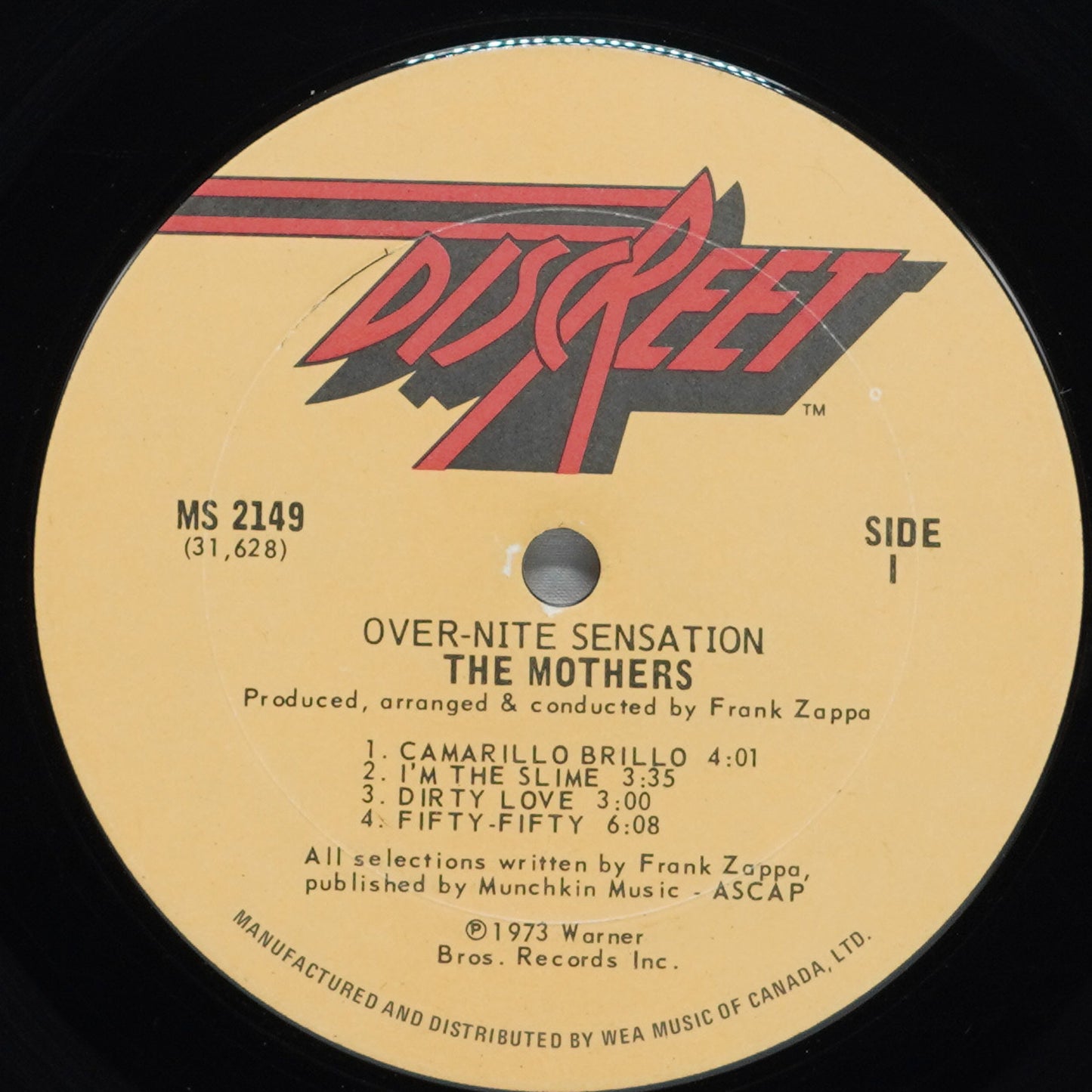 The Mothers – Over-Nite Sensation
