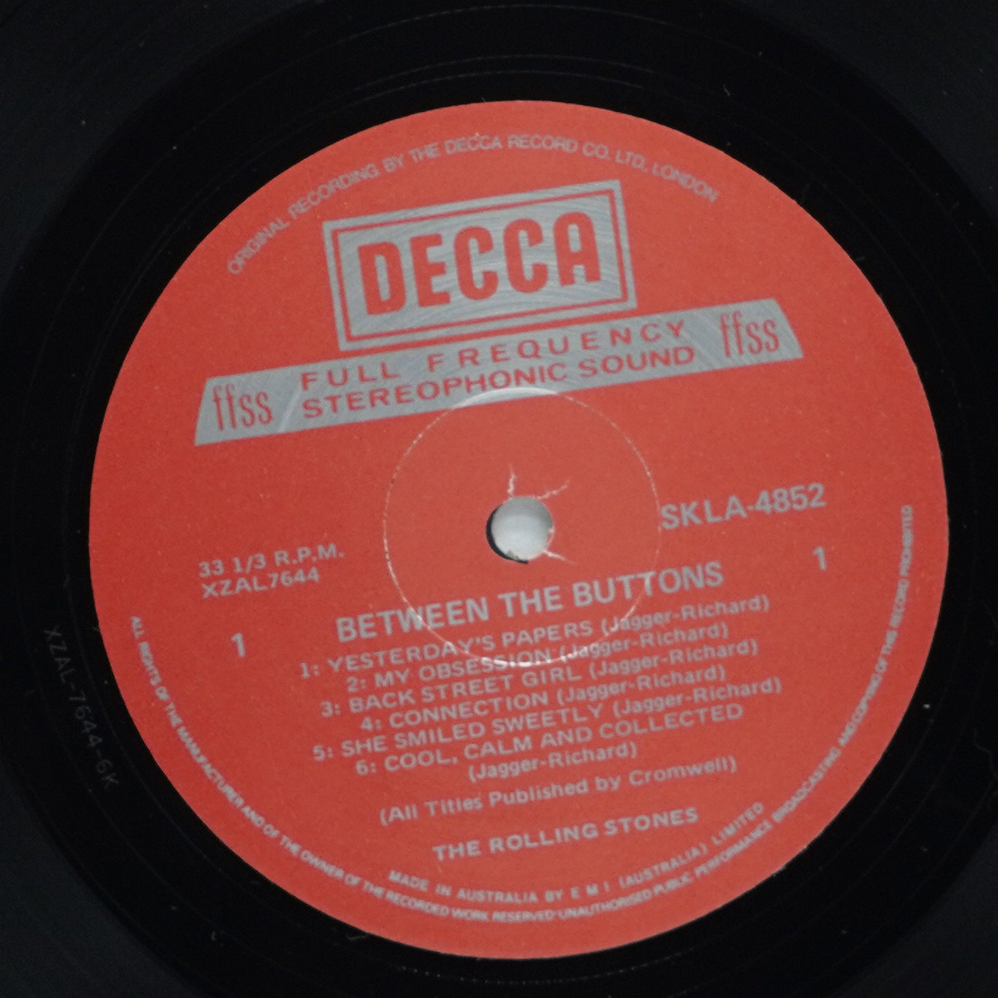 The Rolling Stones ‎– Between The Buttons