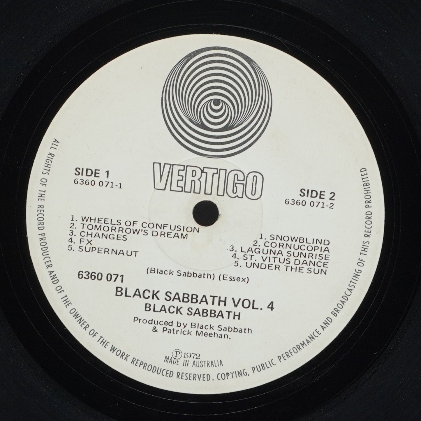 Black Sabbath – Black Sabbath Vol 4