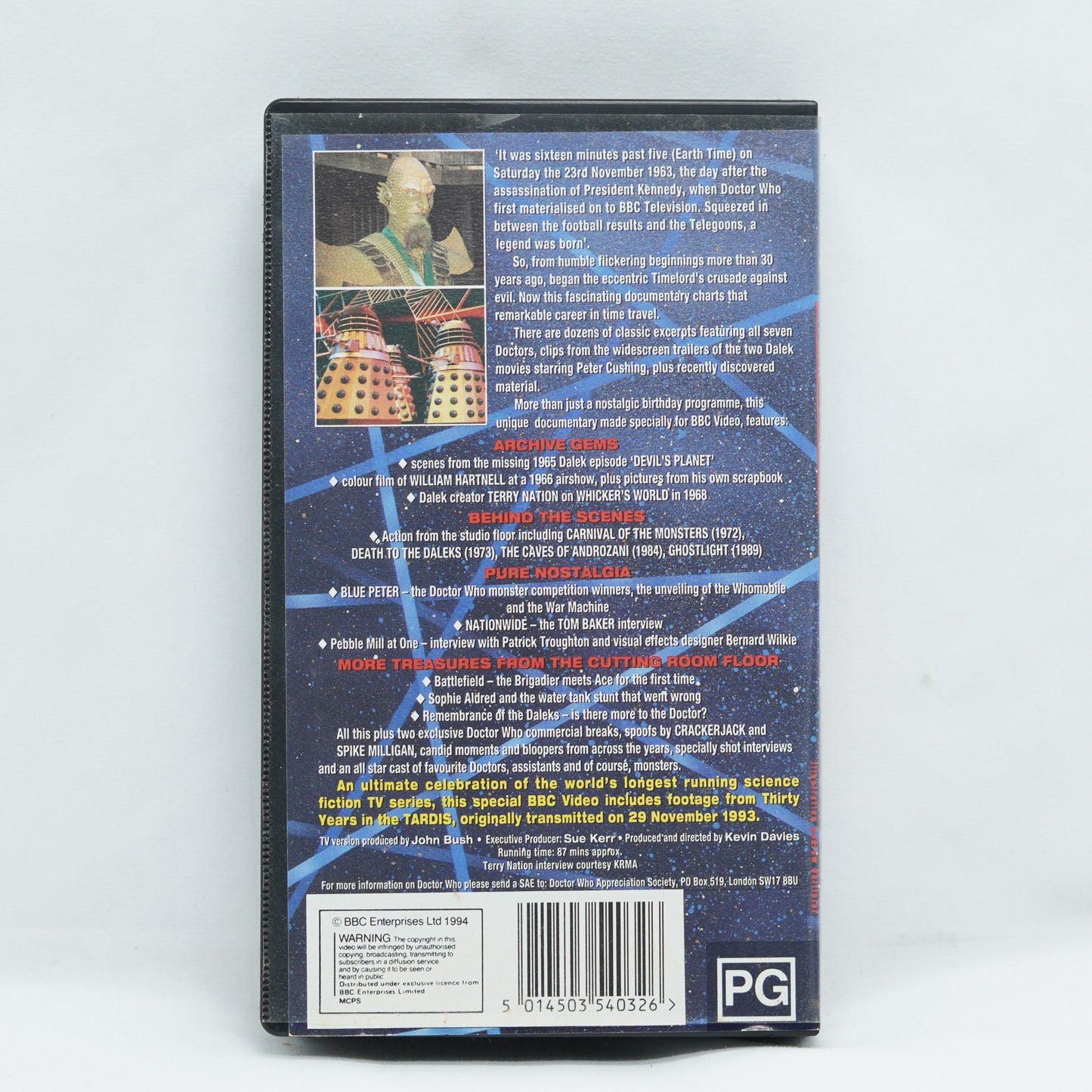 Doctor Who - More Than 30 Years in the Tardis VHS video