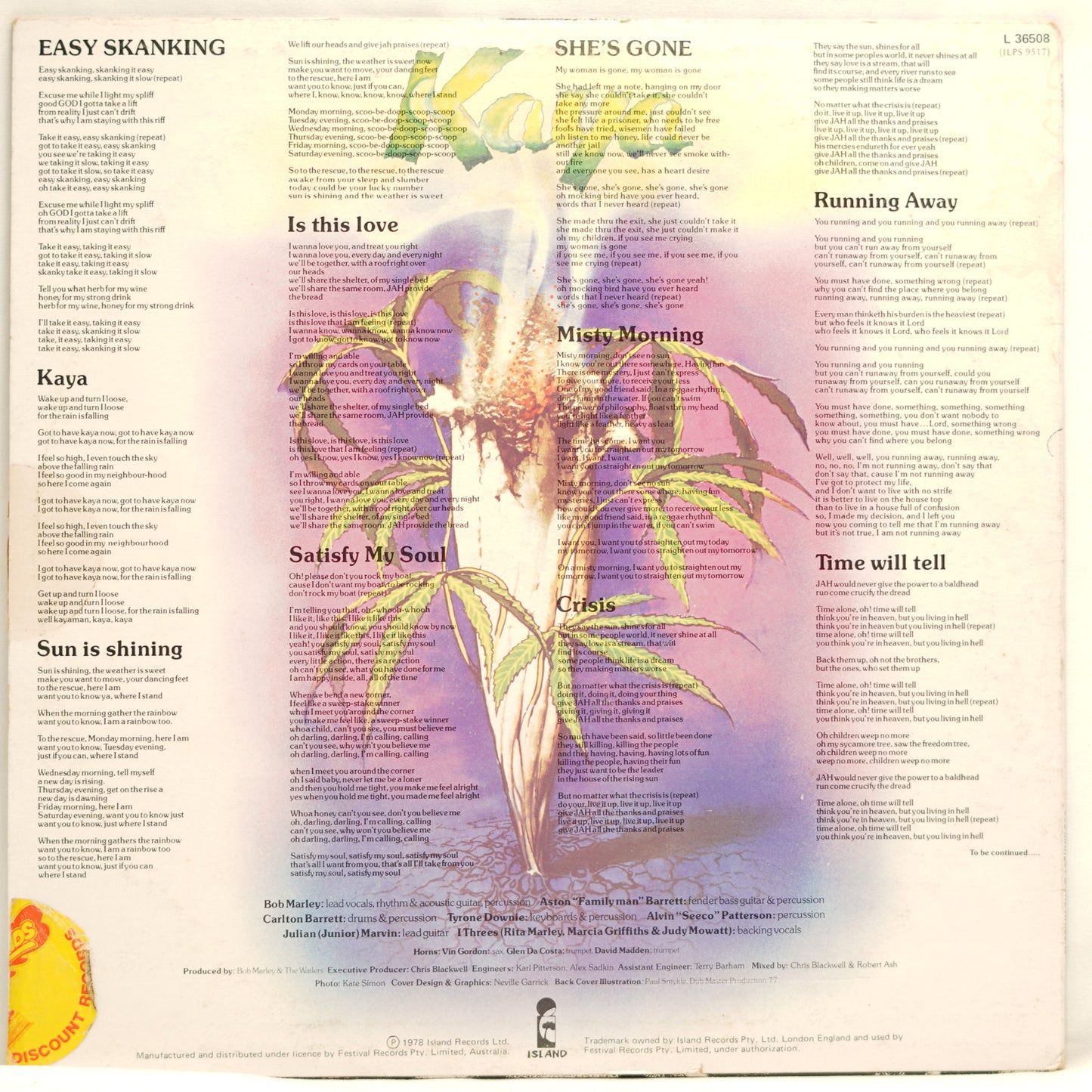 Bob Marley & The Wailers – Kaya