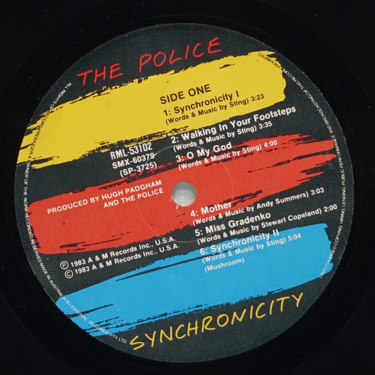 The Police ‎– Synchronicity
