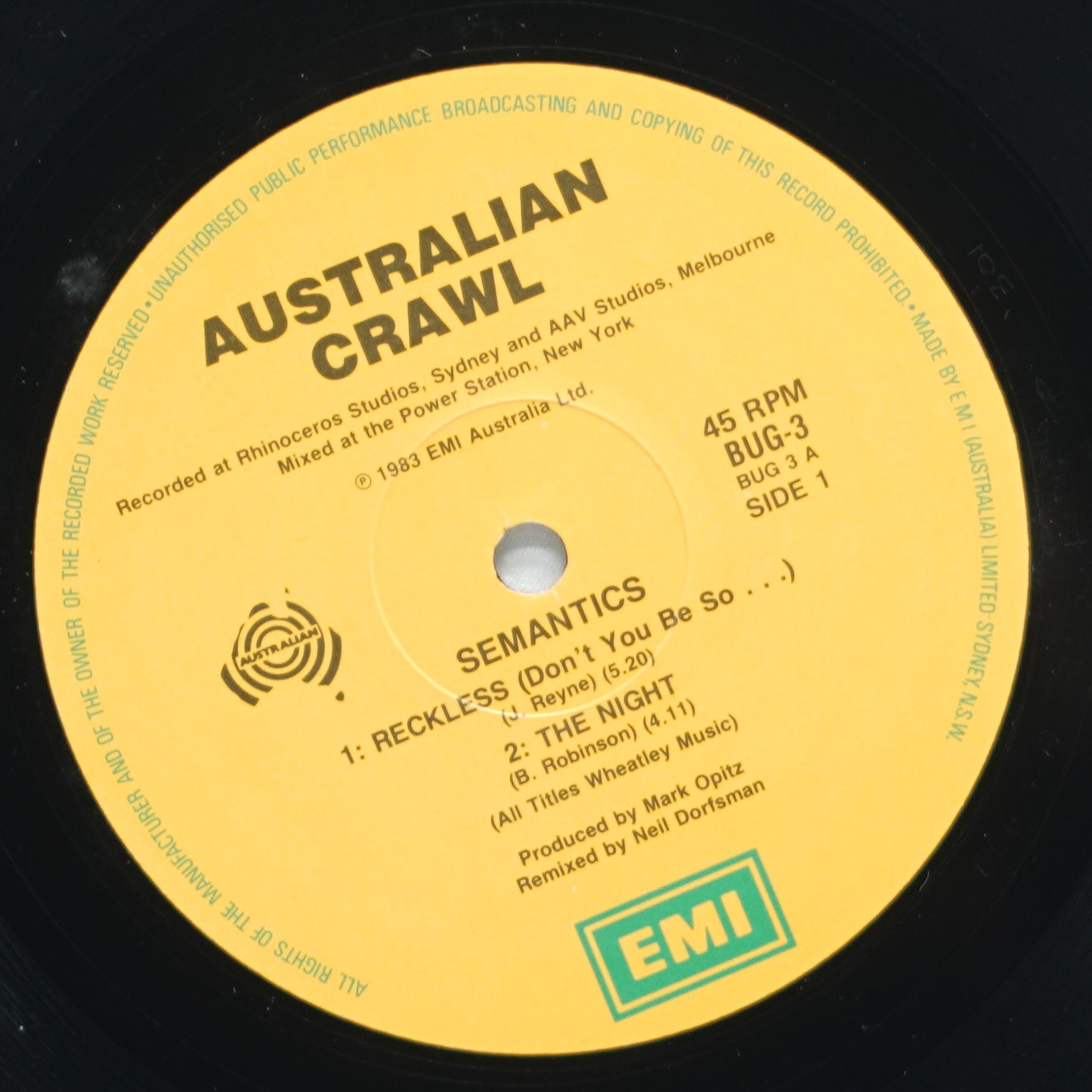 Australian Crawl – Semantics