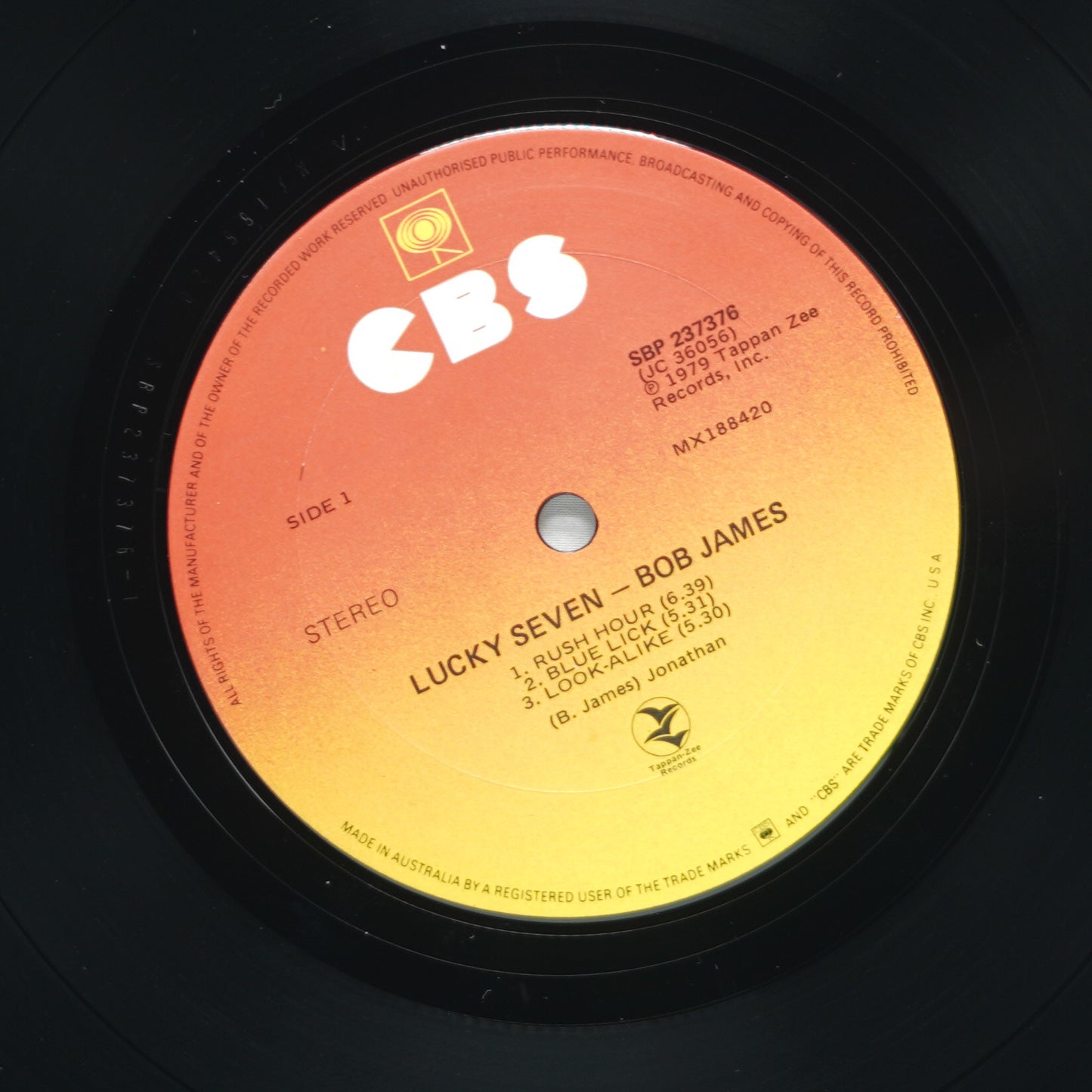 Bob James ‎– Lucky Seven