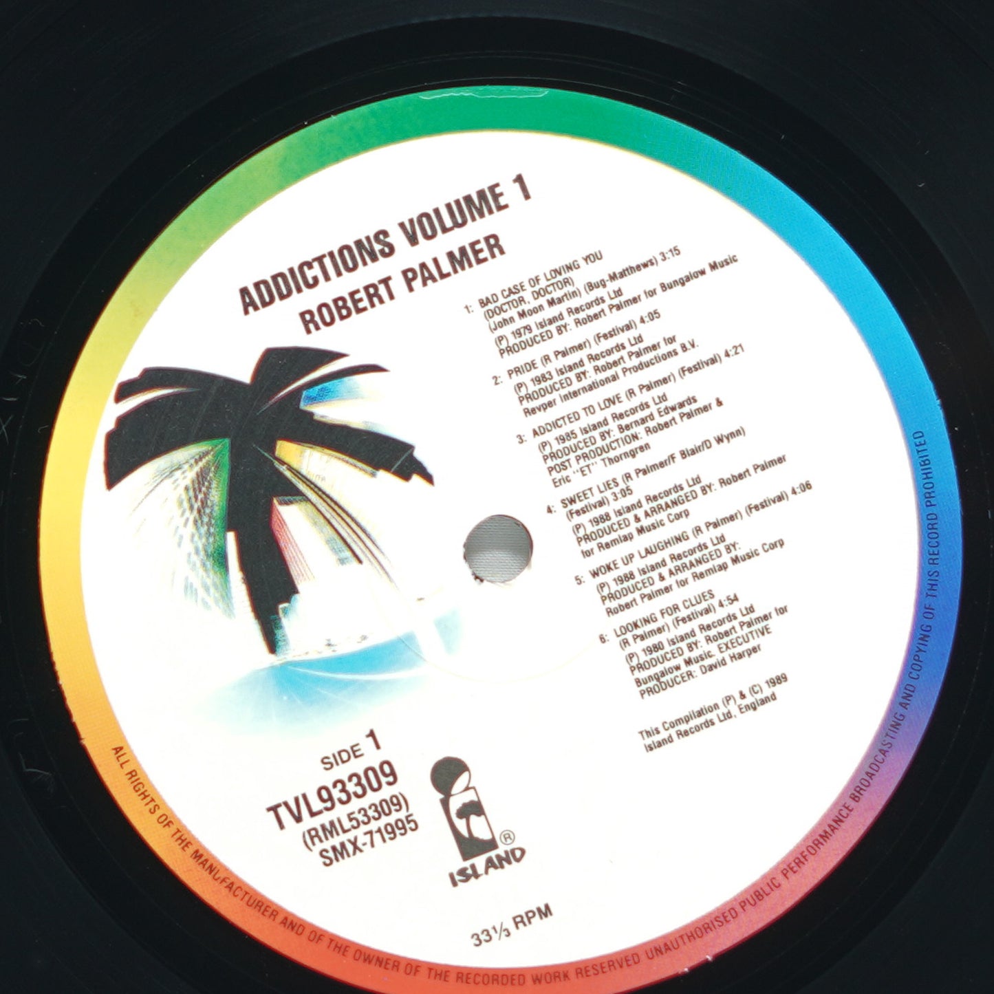 Robert Palmer ‎– Addictions Volume I