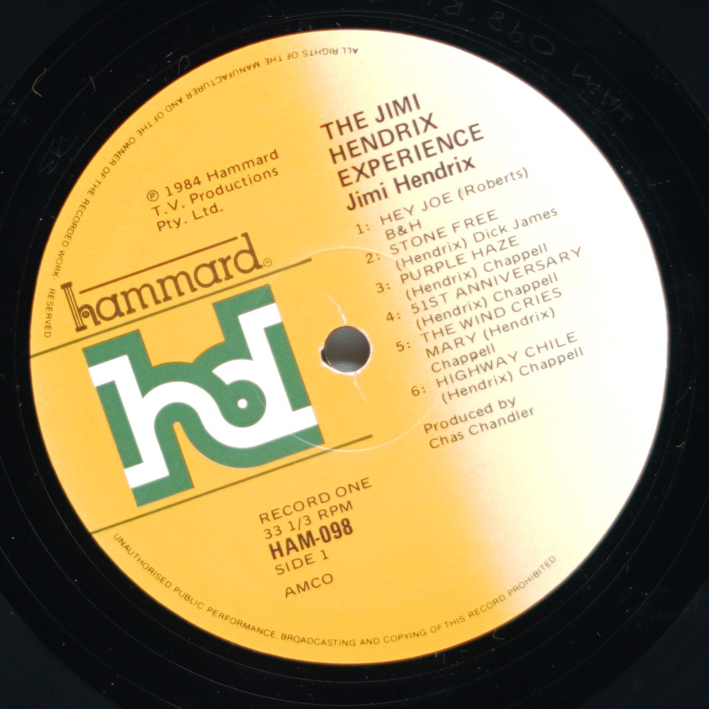 Jimi Hendrix ‎– The Jimi Hendrix Experience